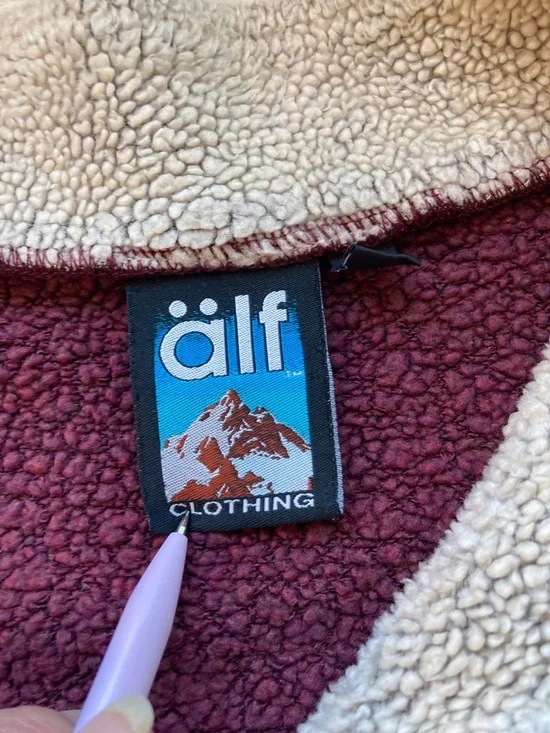 KÜHL Rustler 1/4 Zip Fleece Jacket Men’s Large Burgundy Pullover Outdoor - Picture 11 of 11